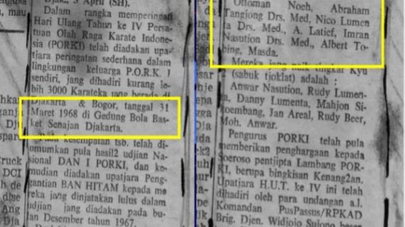 INKAI – Sejarah Berdirinya Perguruan Karate Terbesar di Indonesia
